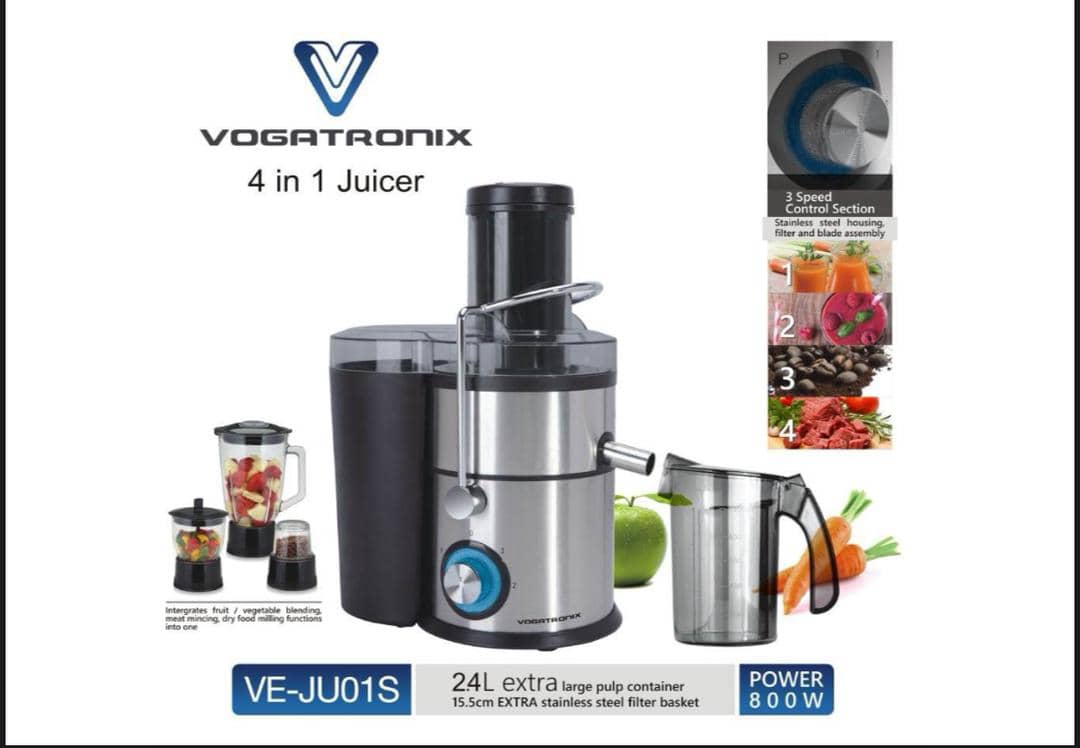 آبمیوه گیری 4 کاره ووگات رونیکس مدل veju01s